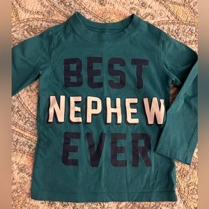 3T Best Nephew Ever Long Sleeved
